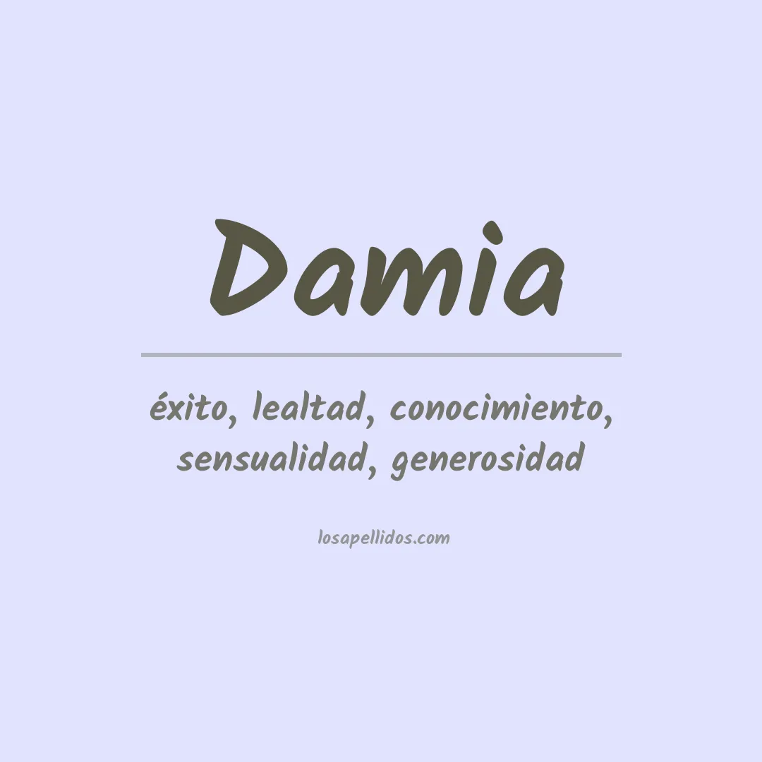 Apellido Damia
