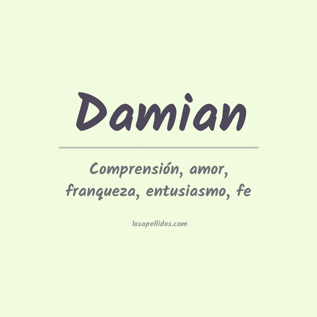 Apellido Damián