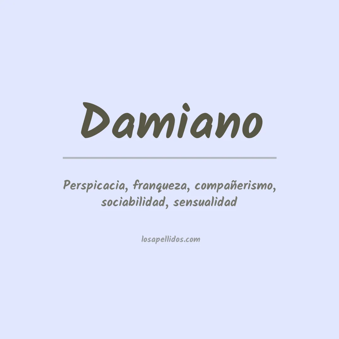 Apellido Damiano