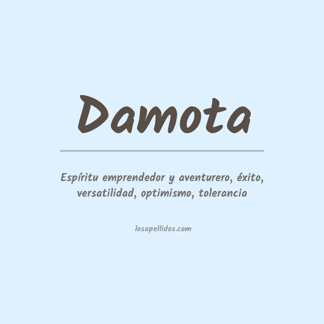 Apellido Damota