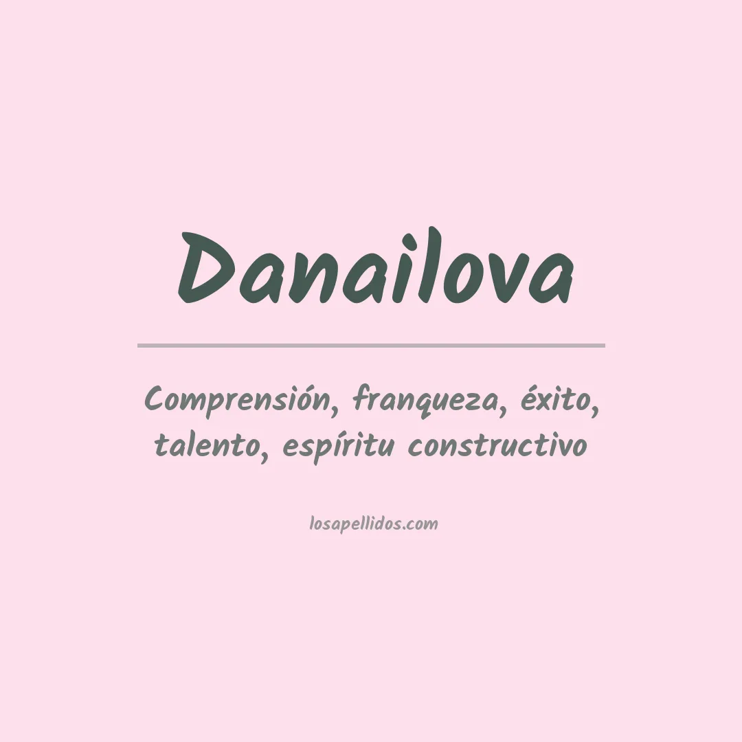Apellido Danailova