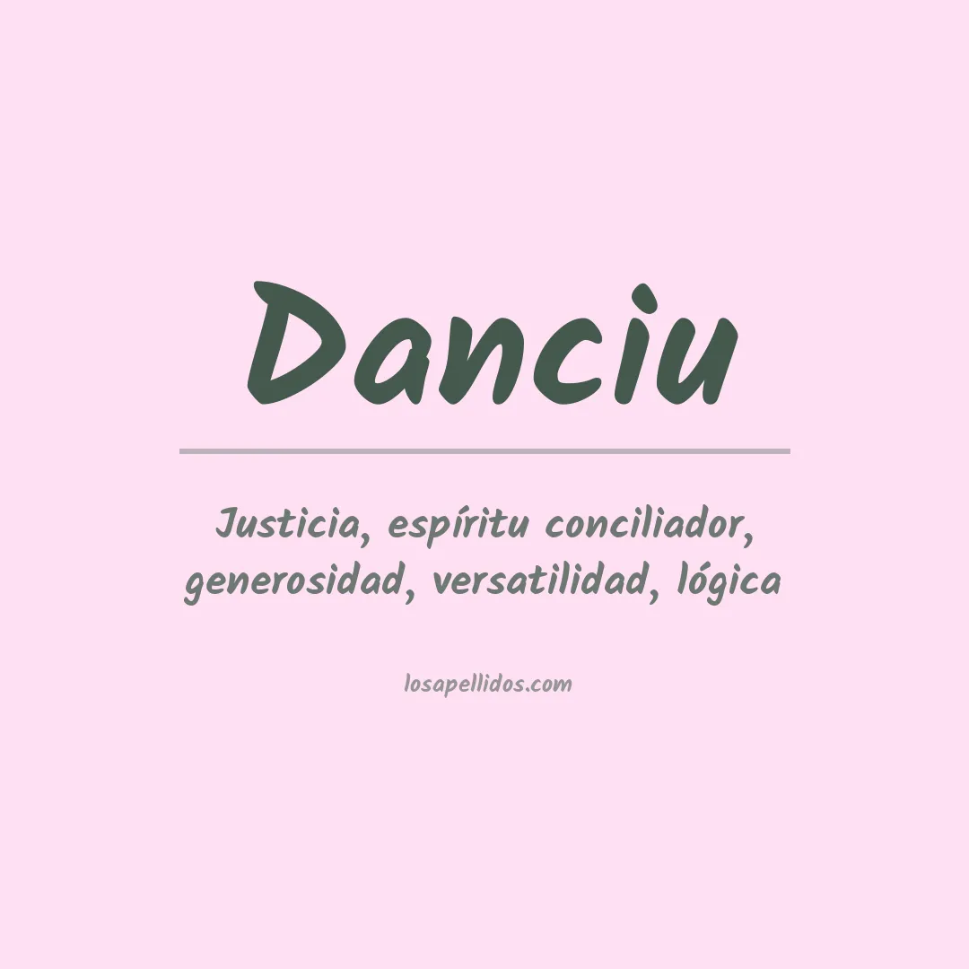 Apellido Danciu