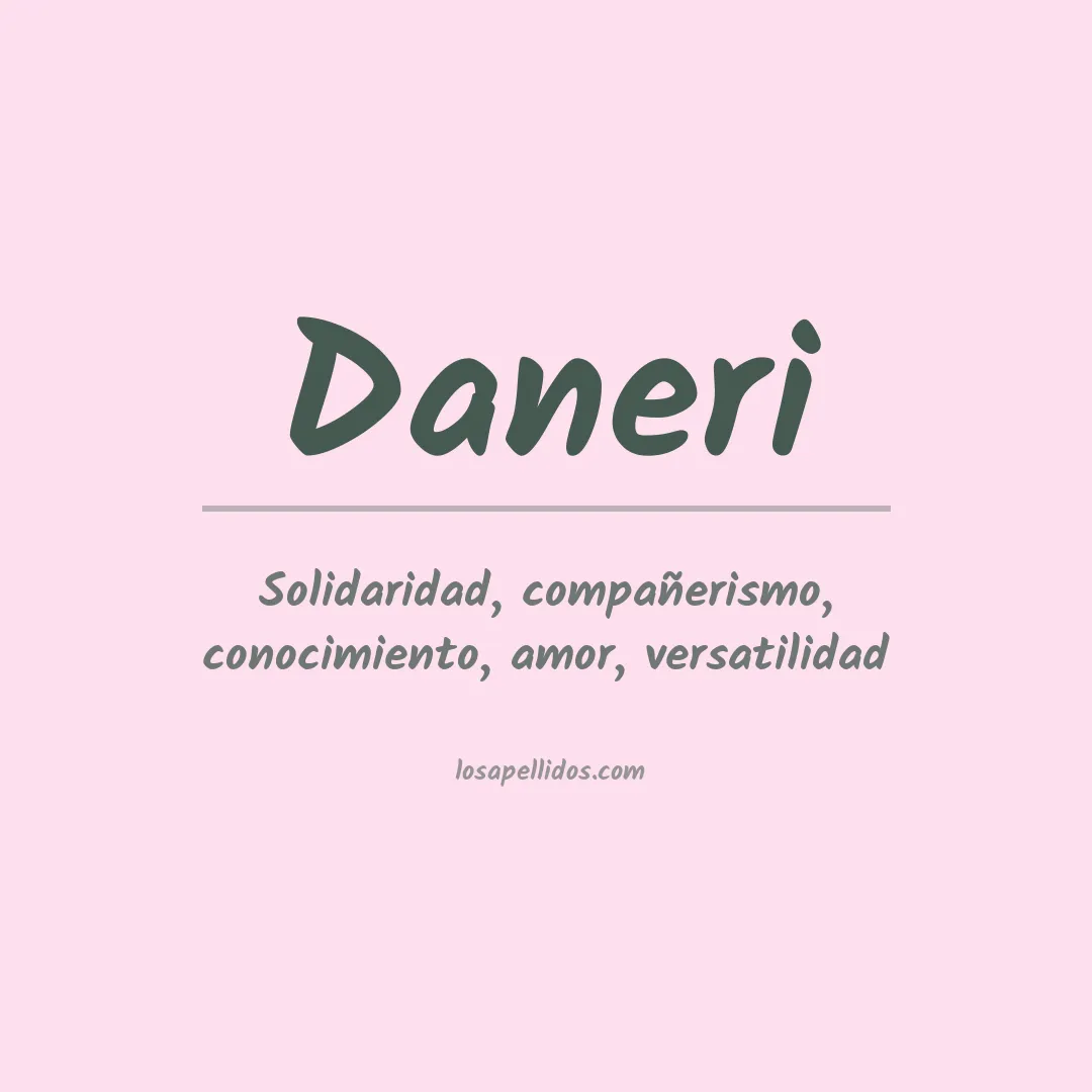 Apellido Daneri