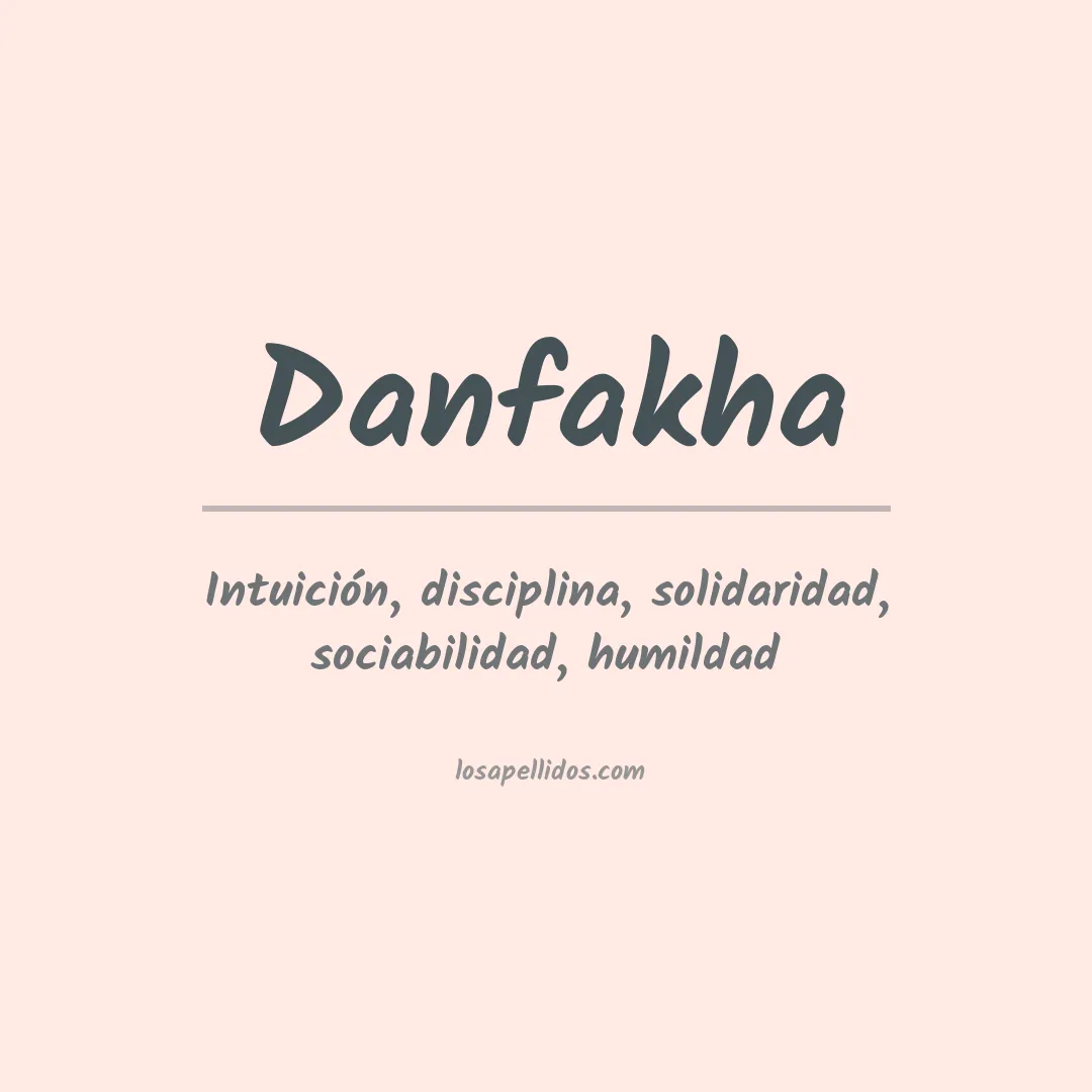 Apellido Danfakha
