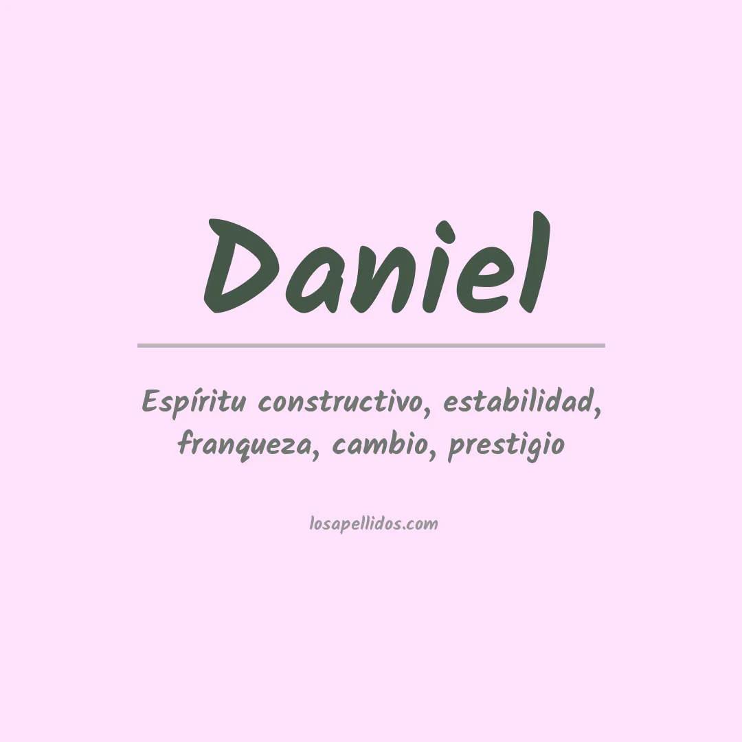 Apellido Daniel