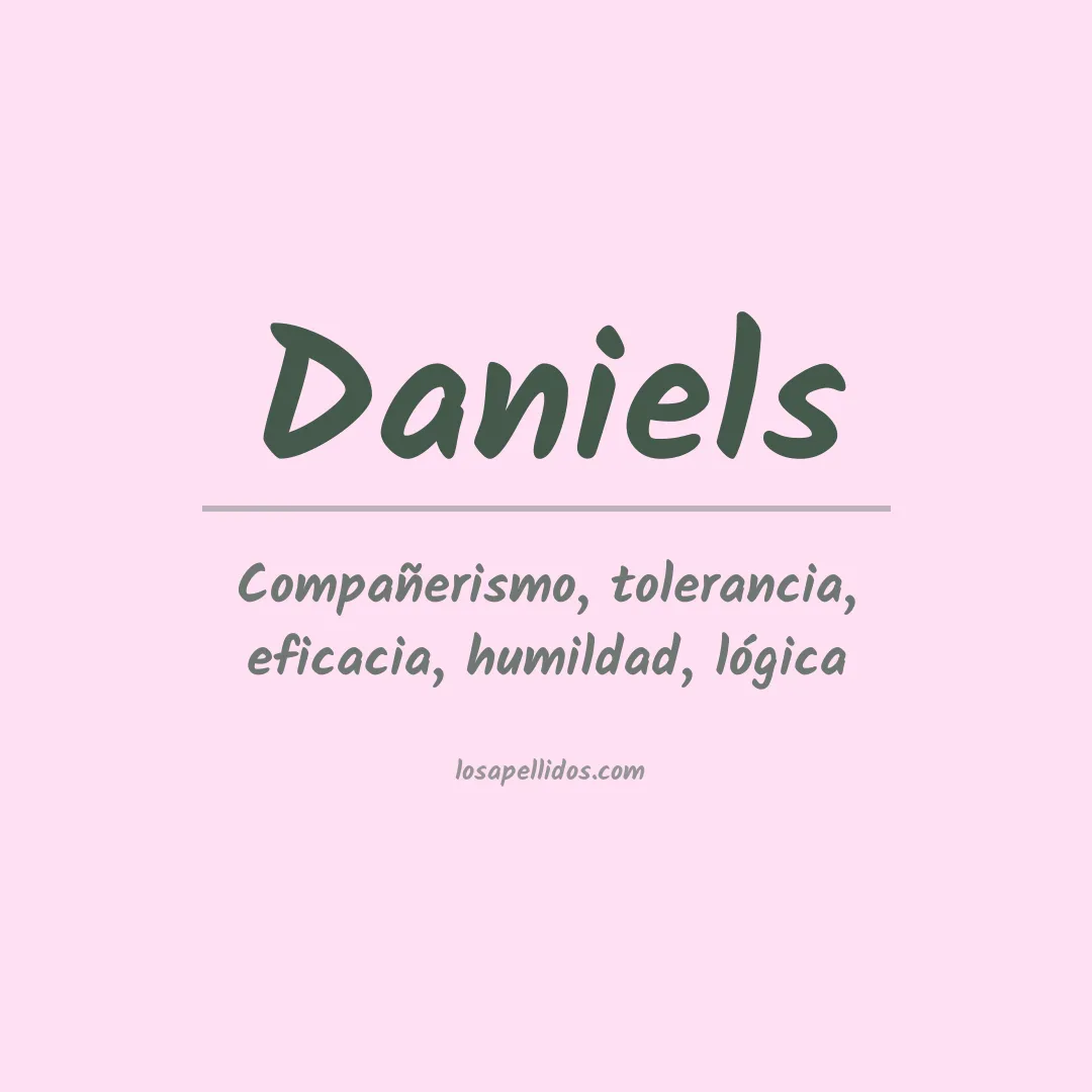 Apellido Daniels