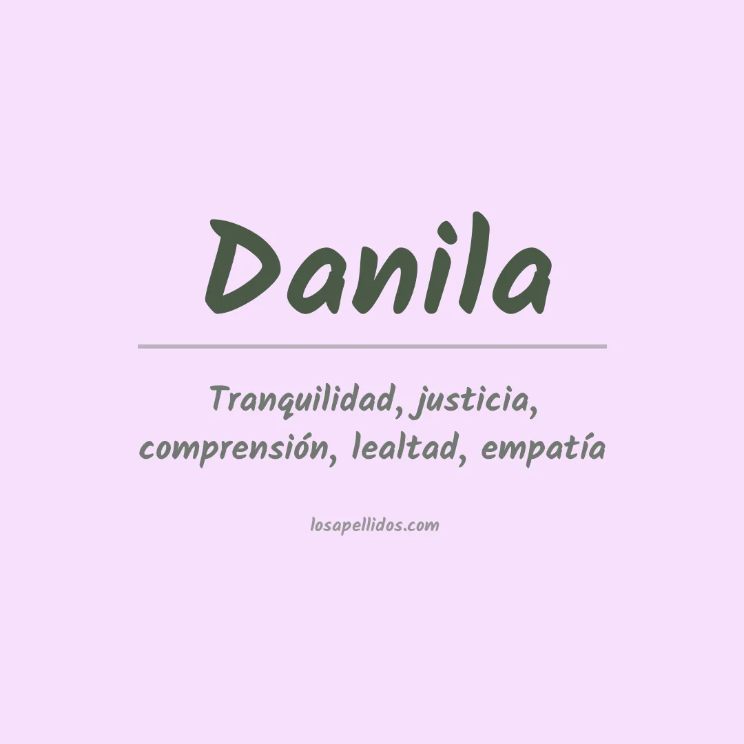 Apellido Danila