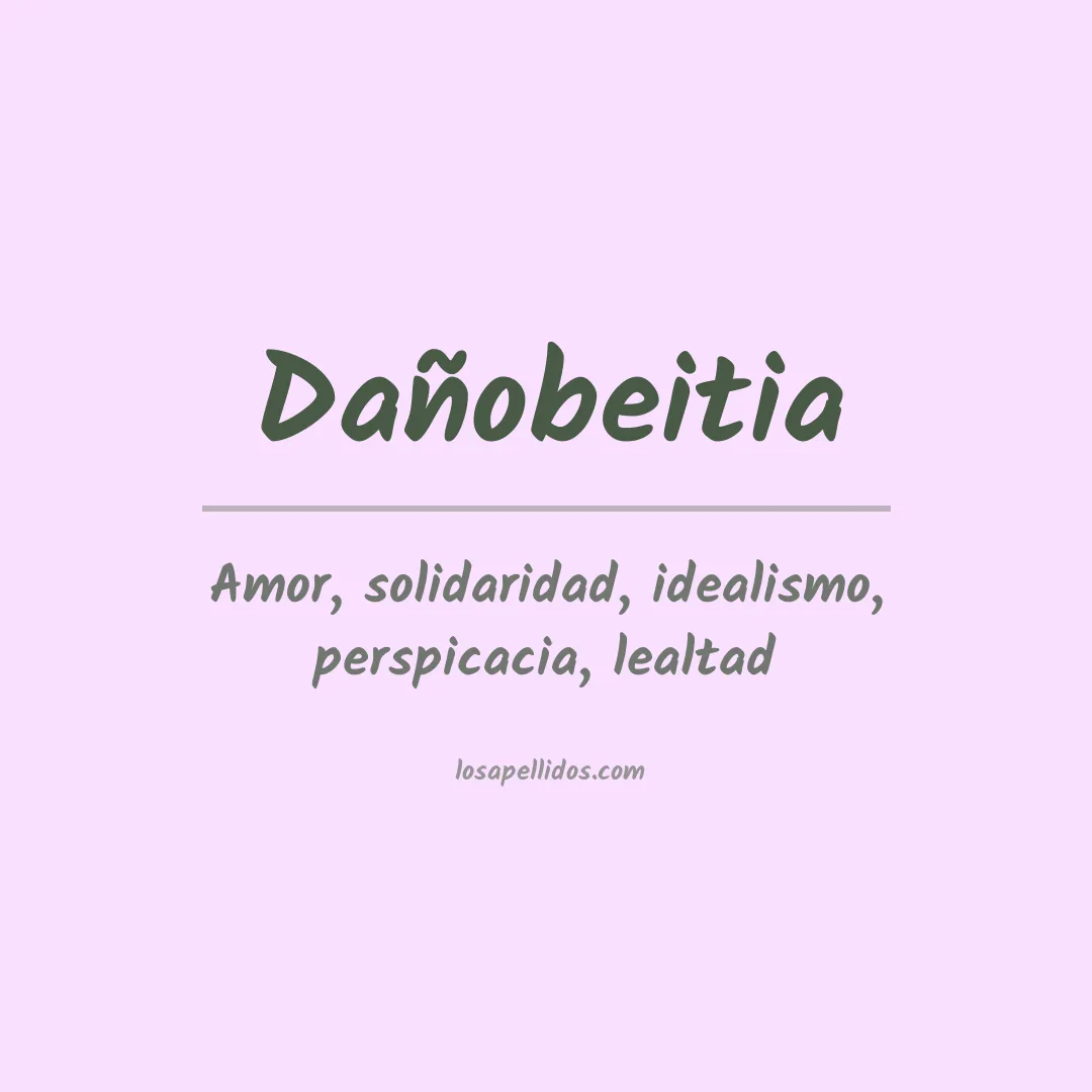 Apellido Dañobeitia