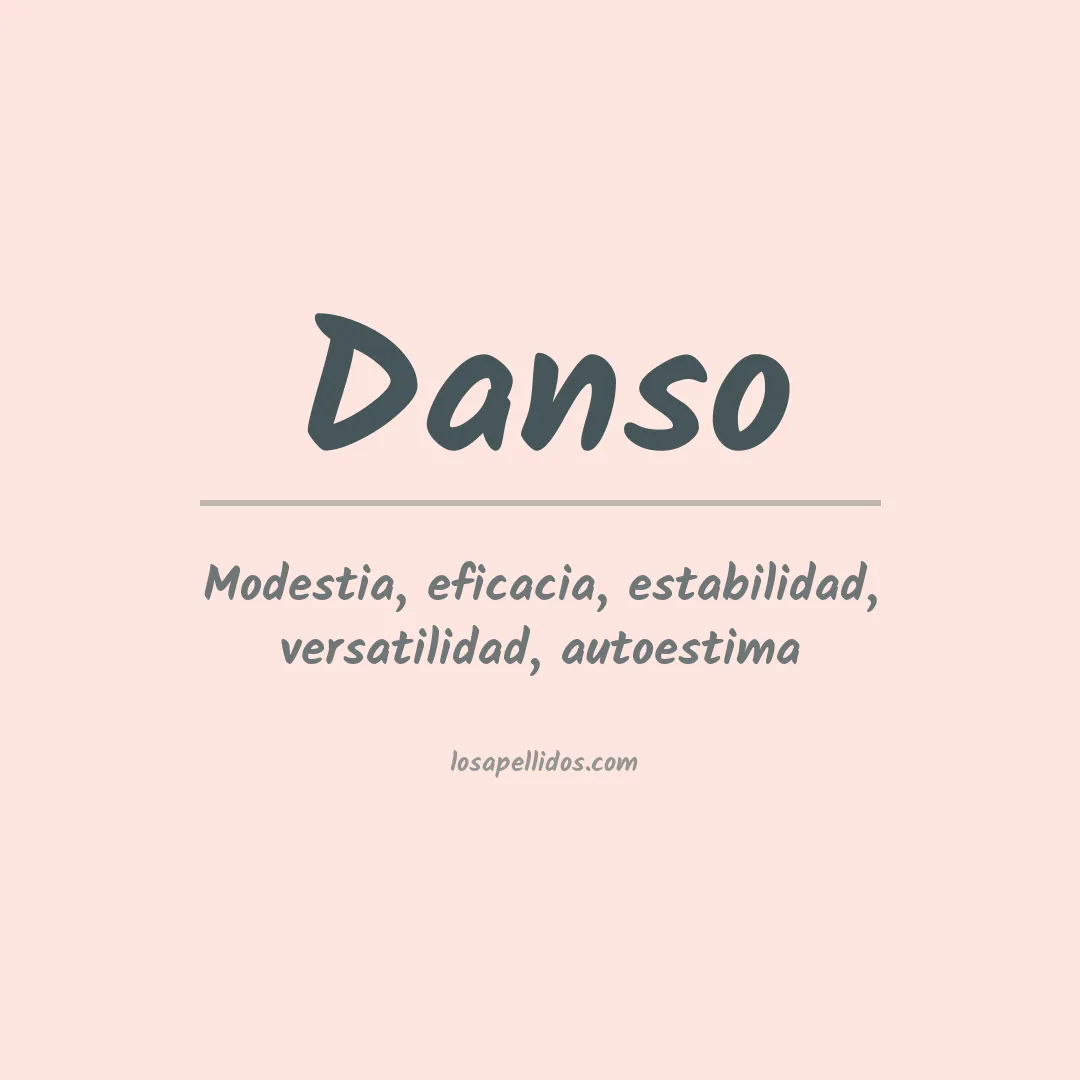 Apellido Danso