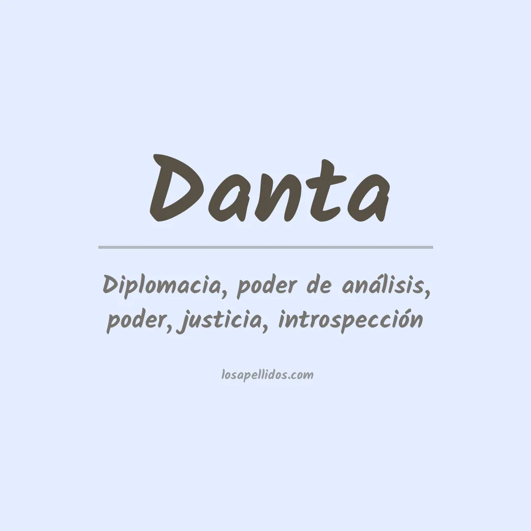 Apellido Danta