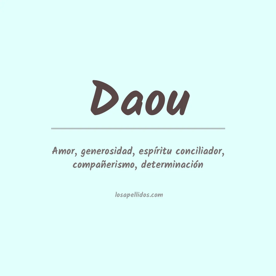 Apellido Daou