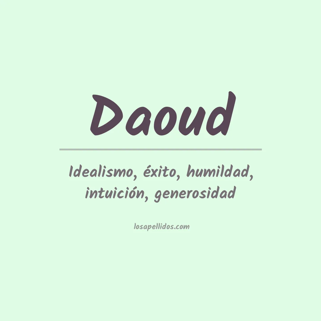 Apellido Daoud