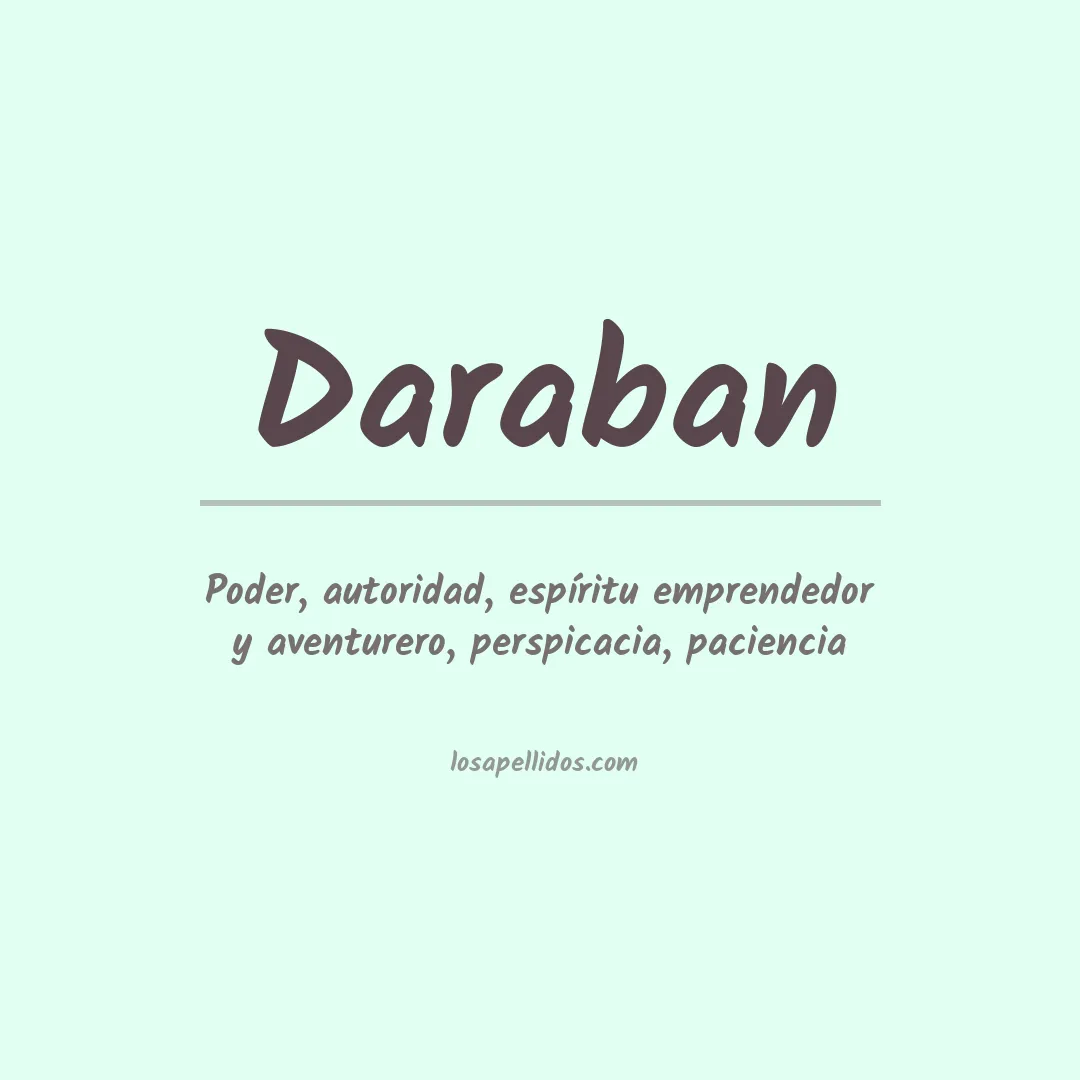 Apellido Daraban