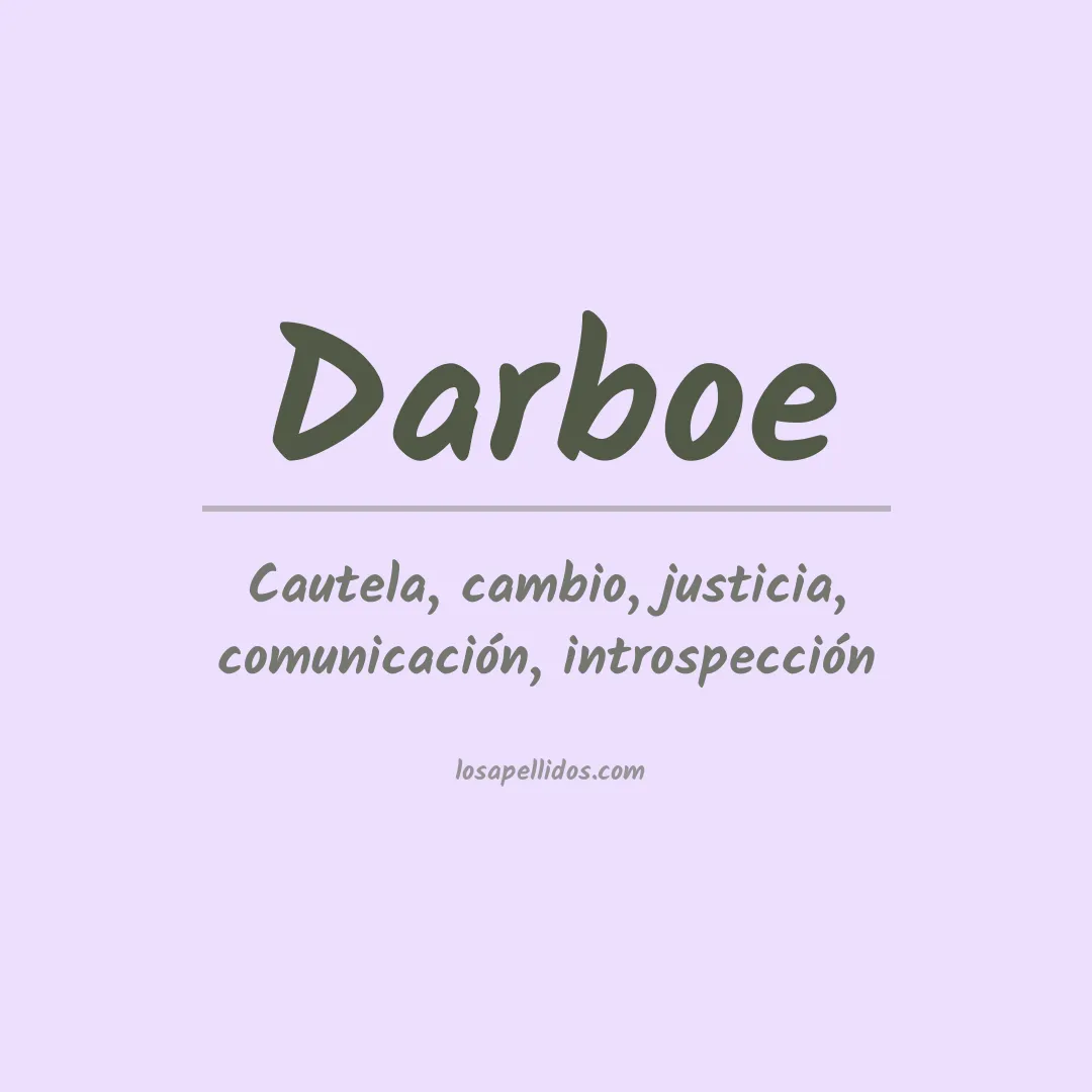 Apellido Darboe