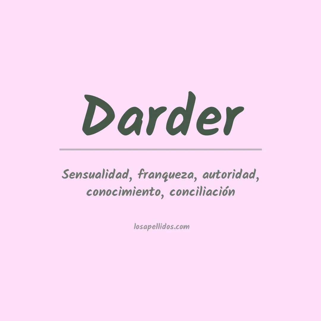 Apellido Darder