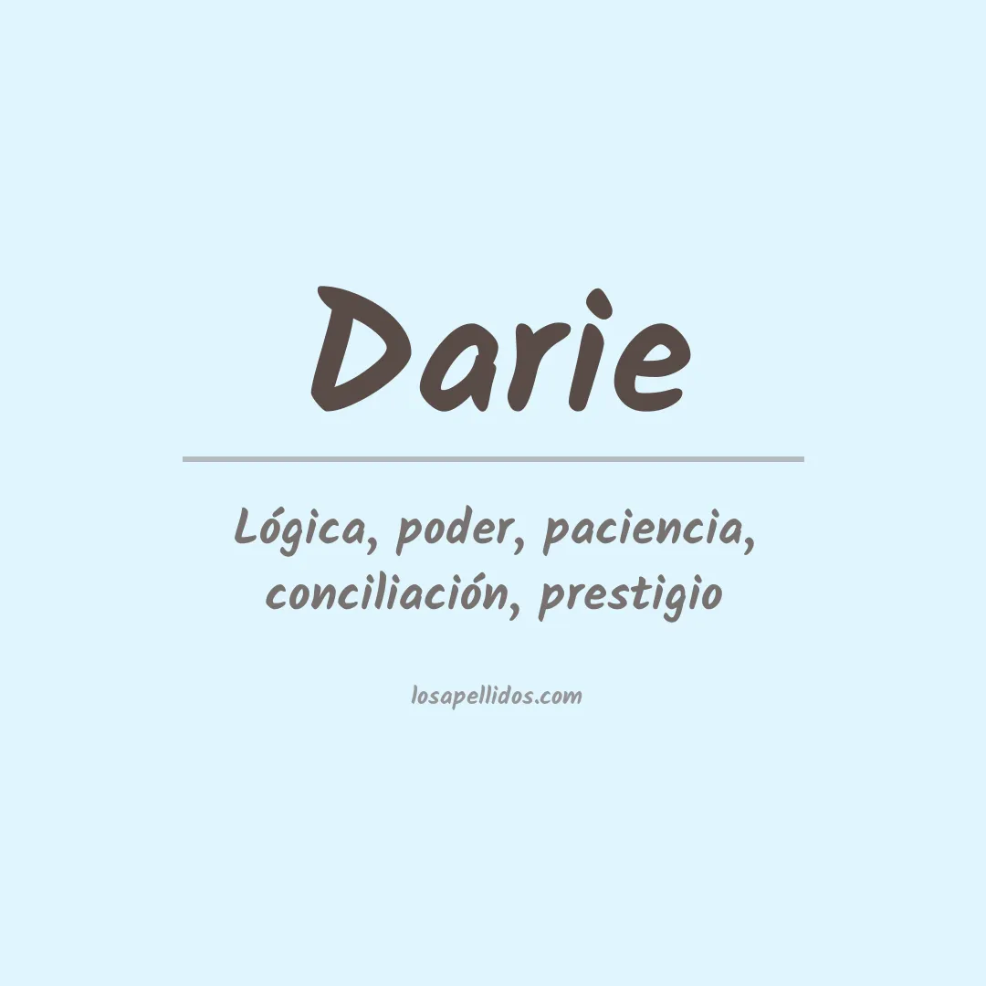Apellido Darie