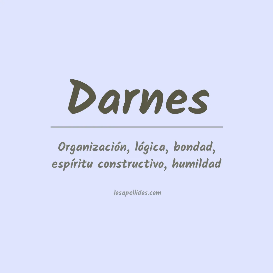 Apellido Darnes