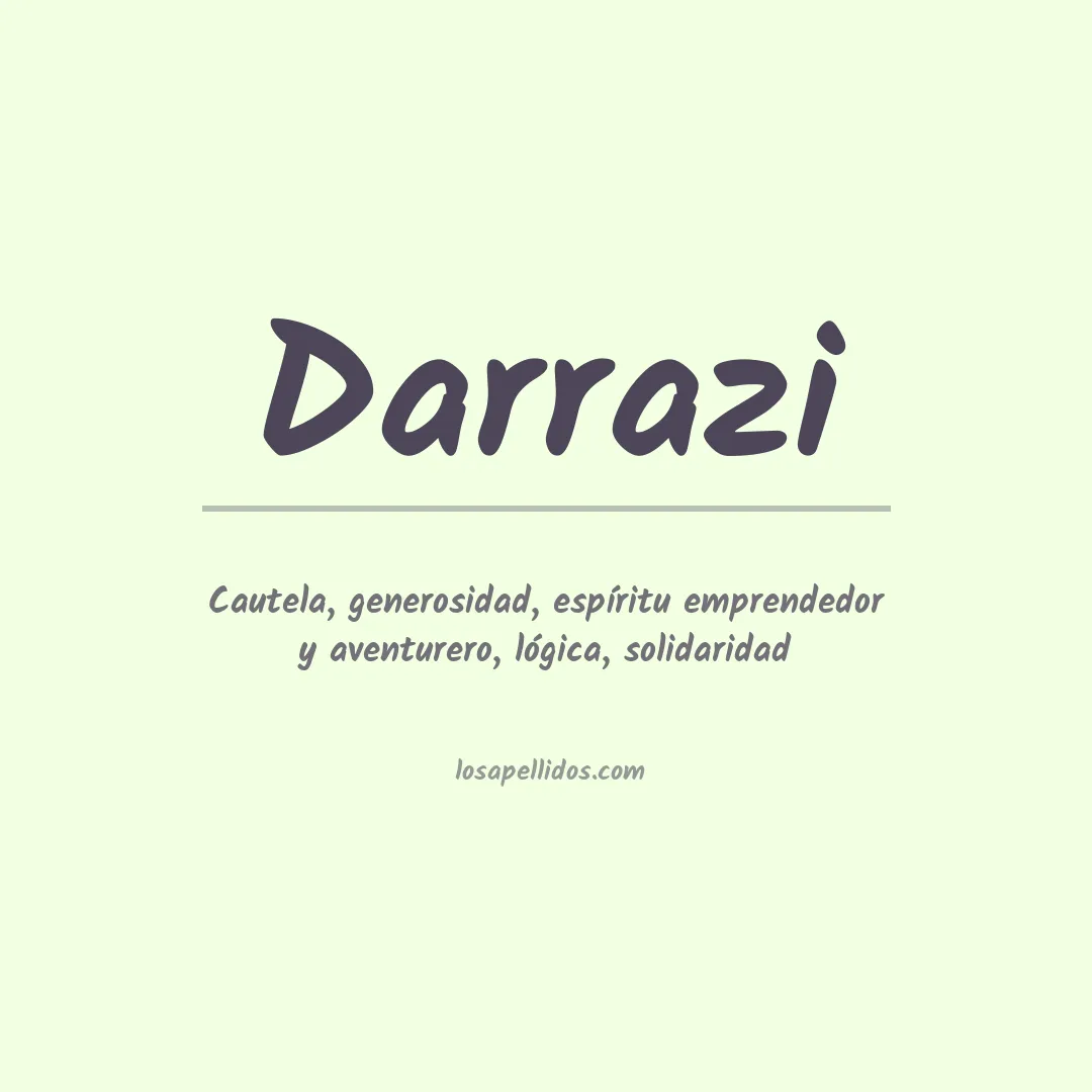 Apellido Darrazi