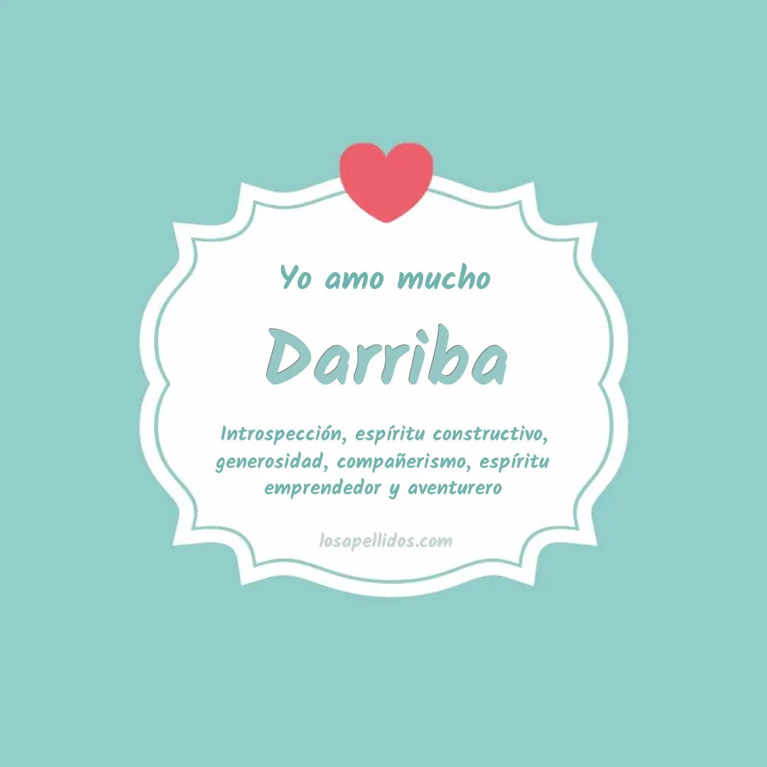 Yo amo mucho Darriba