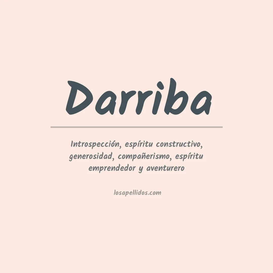 Apellido Darriba