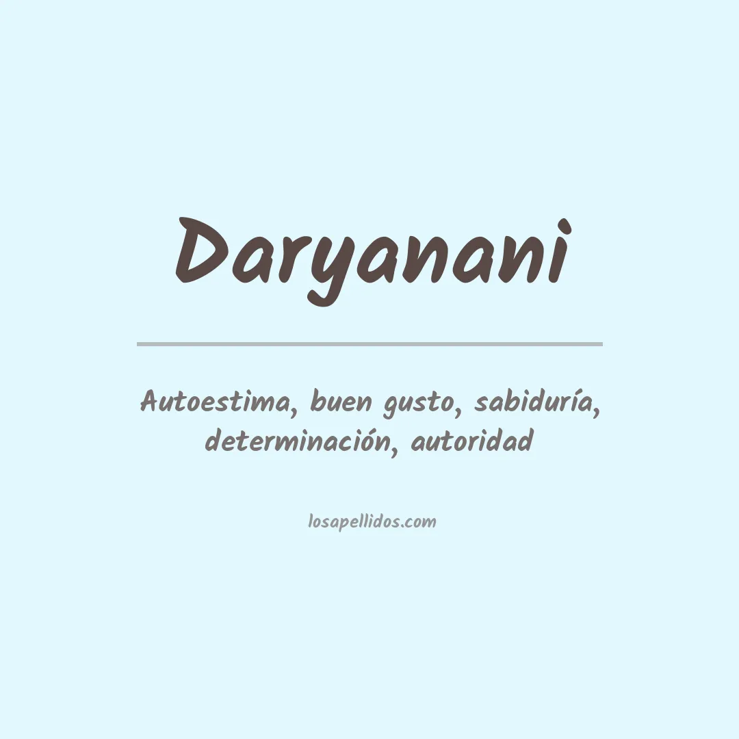 Apellido Daryanani