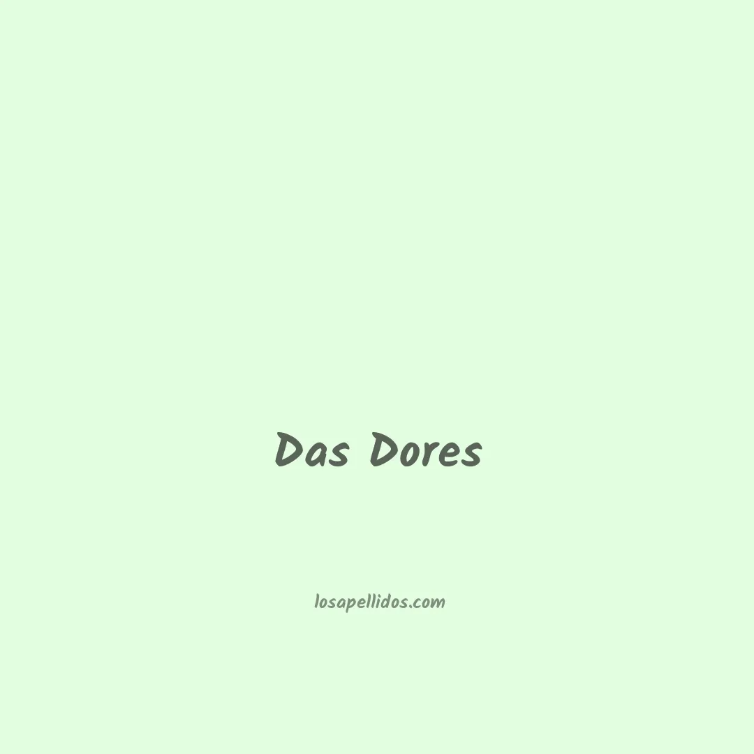 Das dores en chino