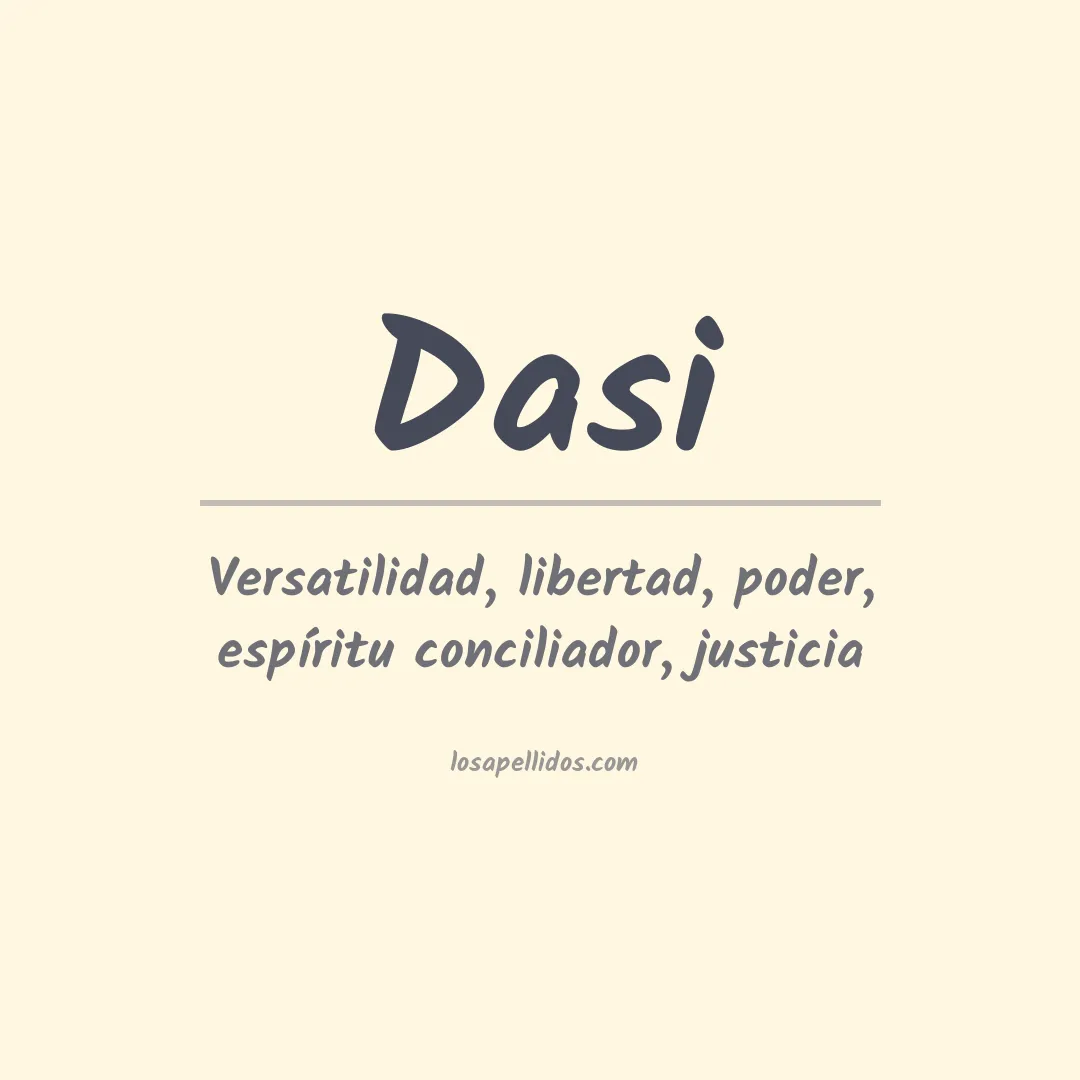 Apellido Dasi