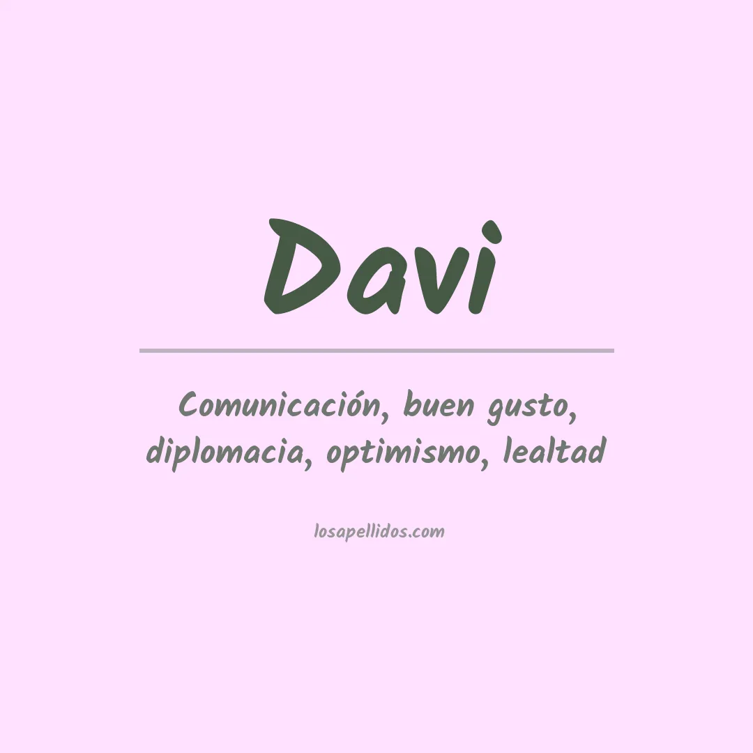 Apellido Davi