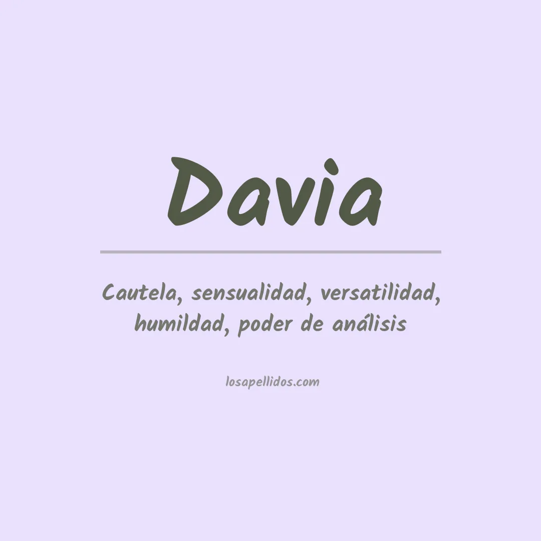 Apellido Davia