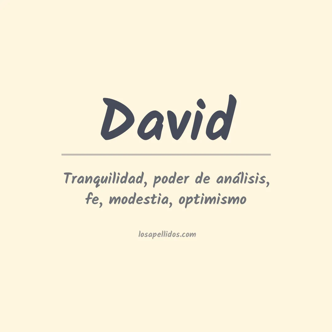 Apellido David