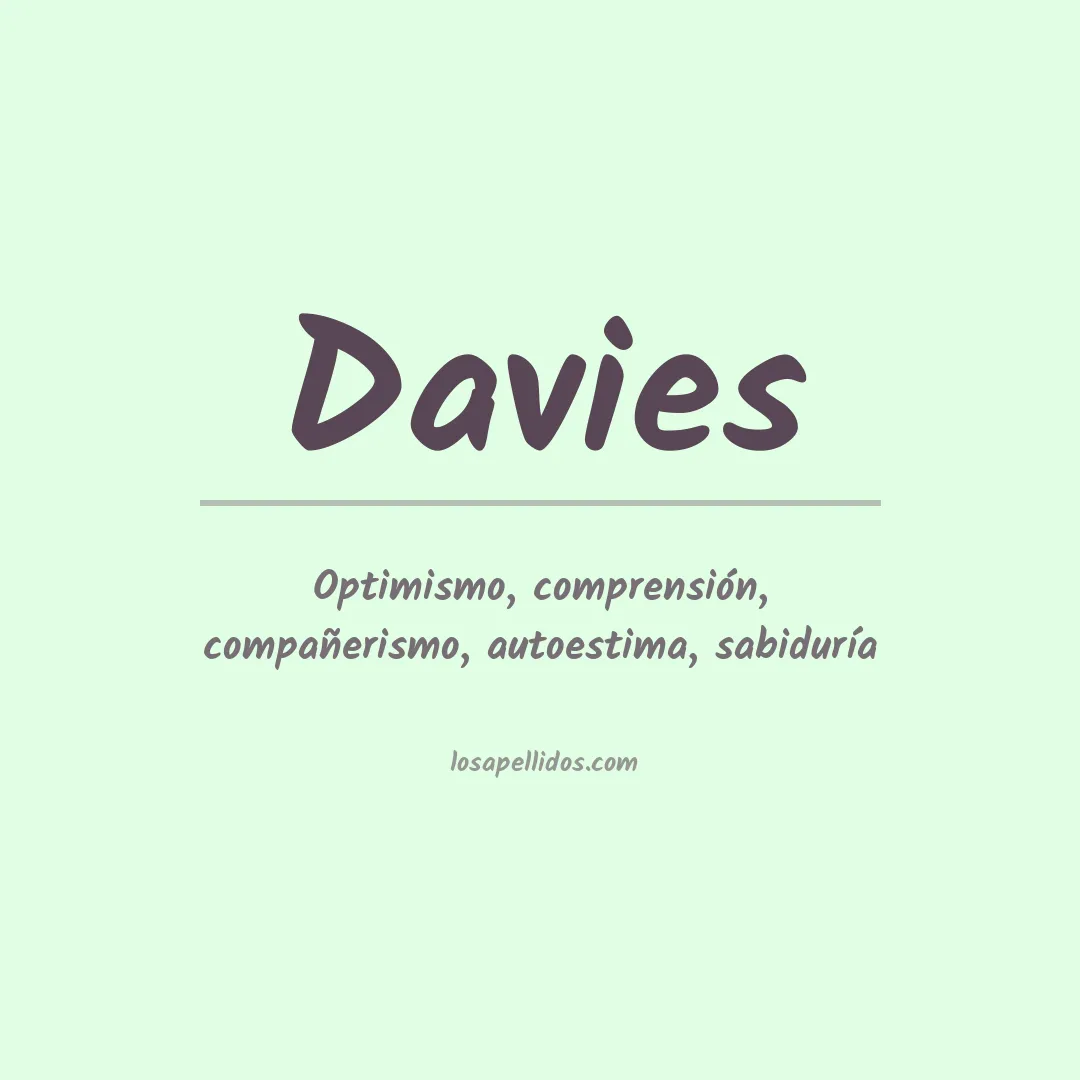 Apellido Davies