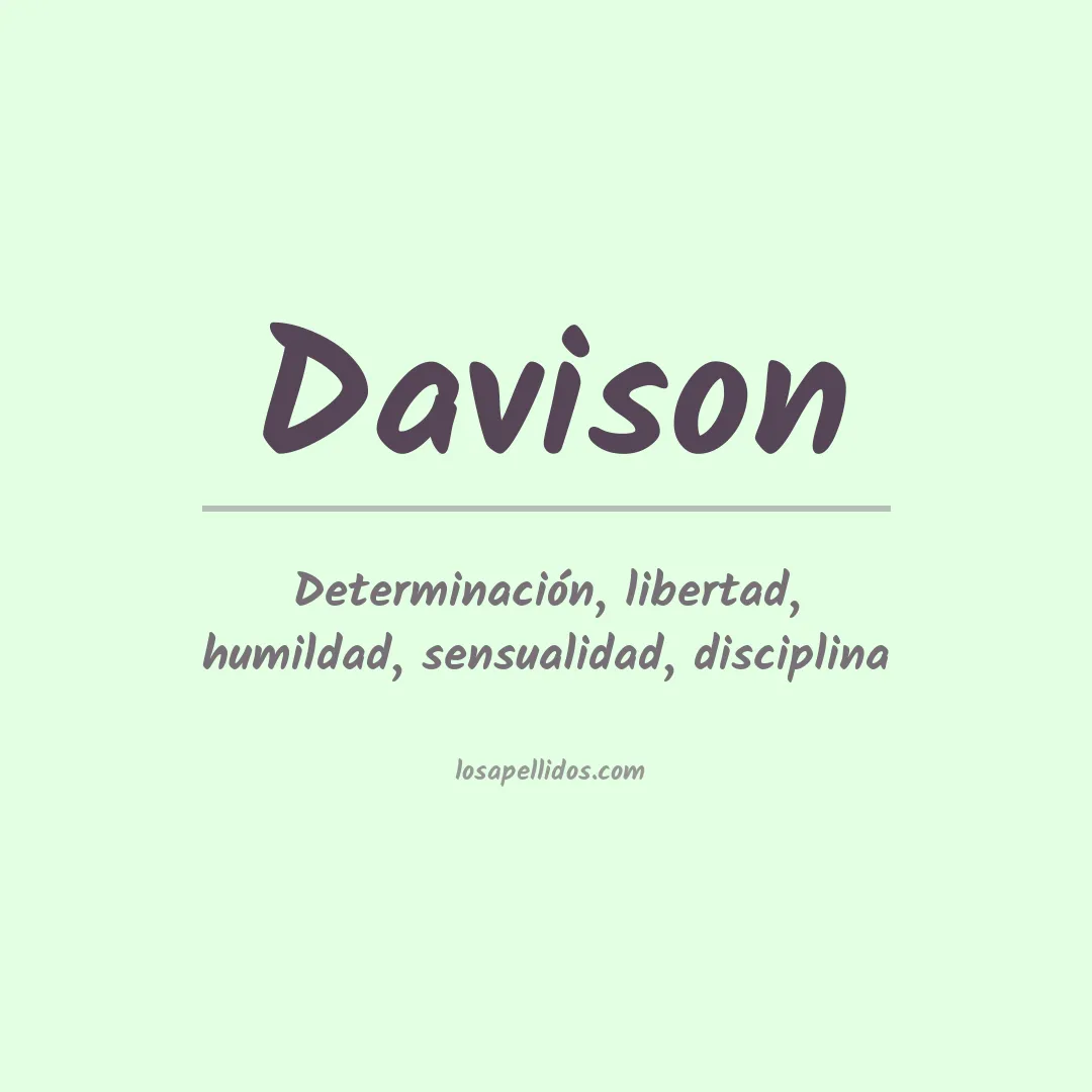 Apellido Davison