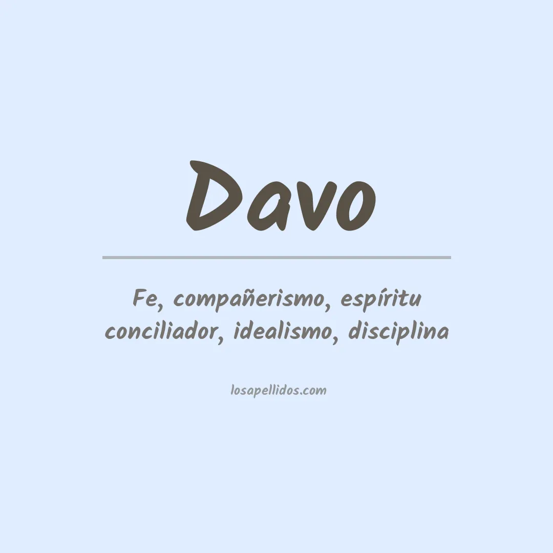 Apellido Davo
