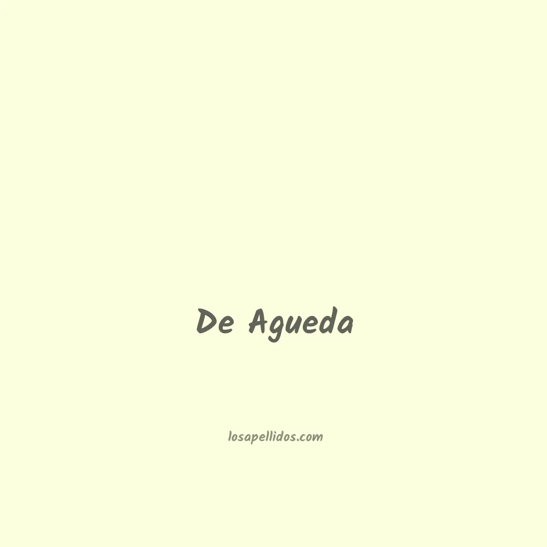 De agueda en chino