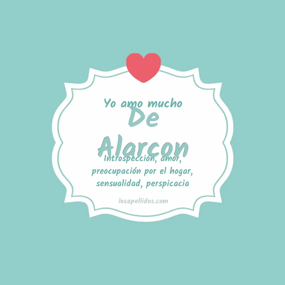 Yo amo mucho De alarcon