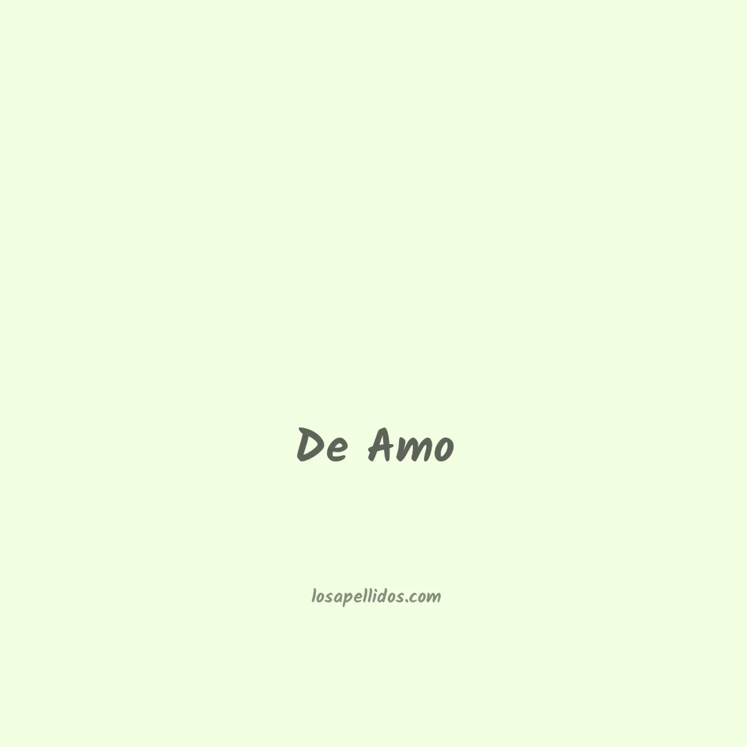 De amo en chino