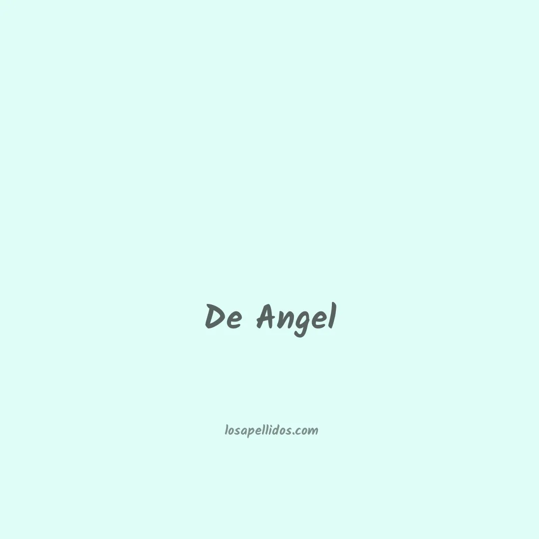 De angel en chino