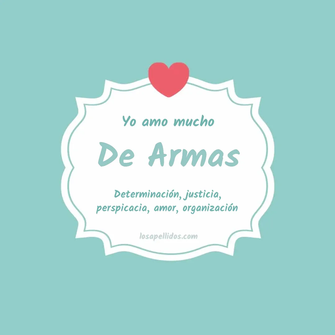 Yo amo mucho De armas