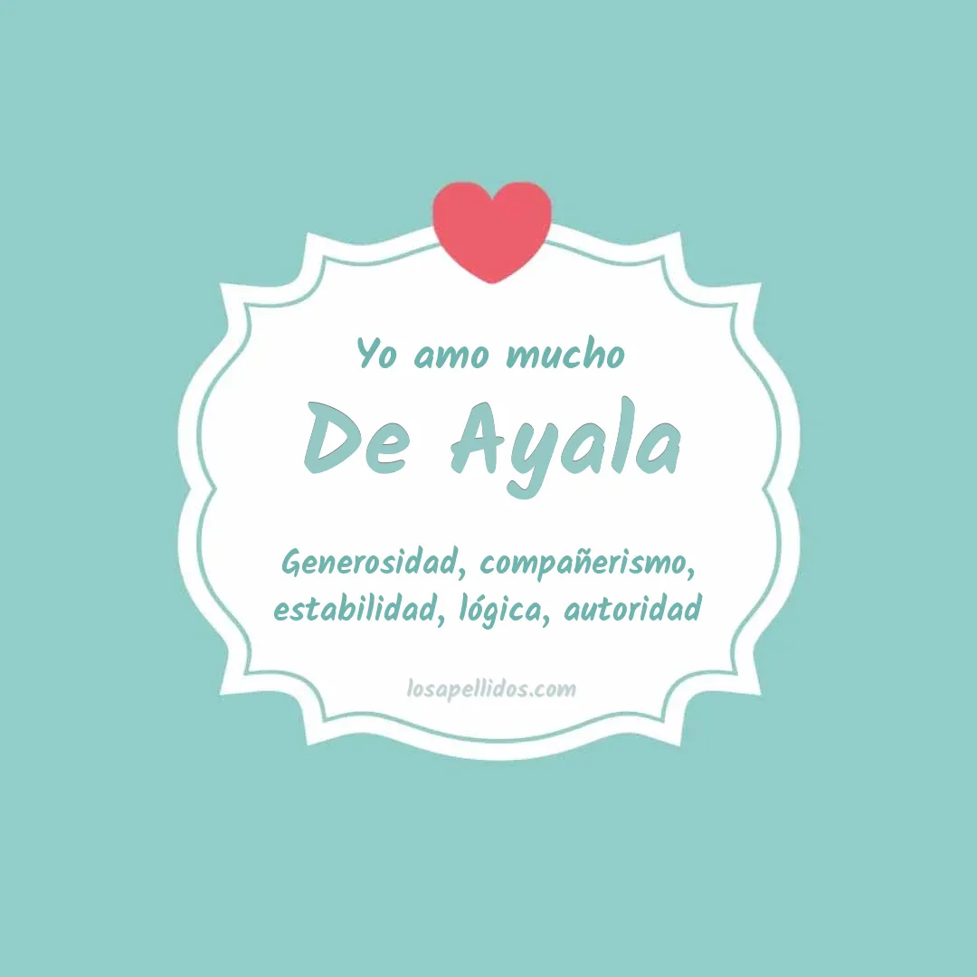 Yo amo mucho De ayala