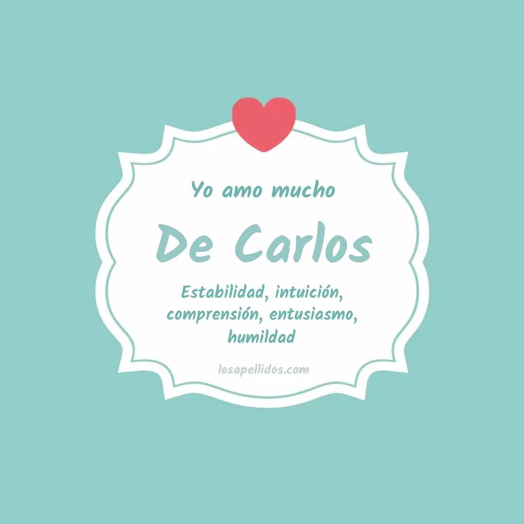 Yo amo mucho De carlos