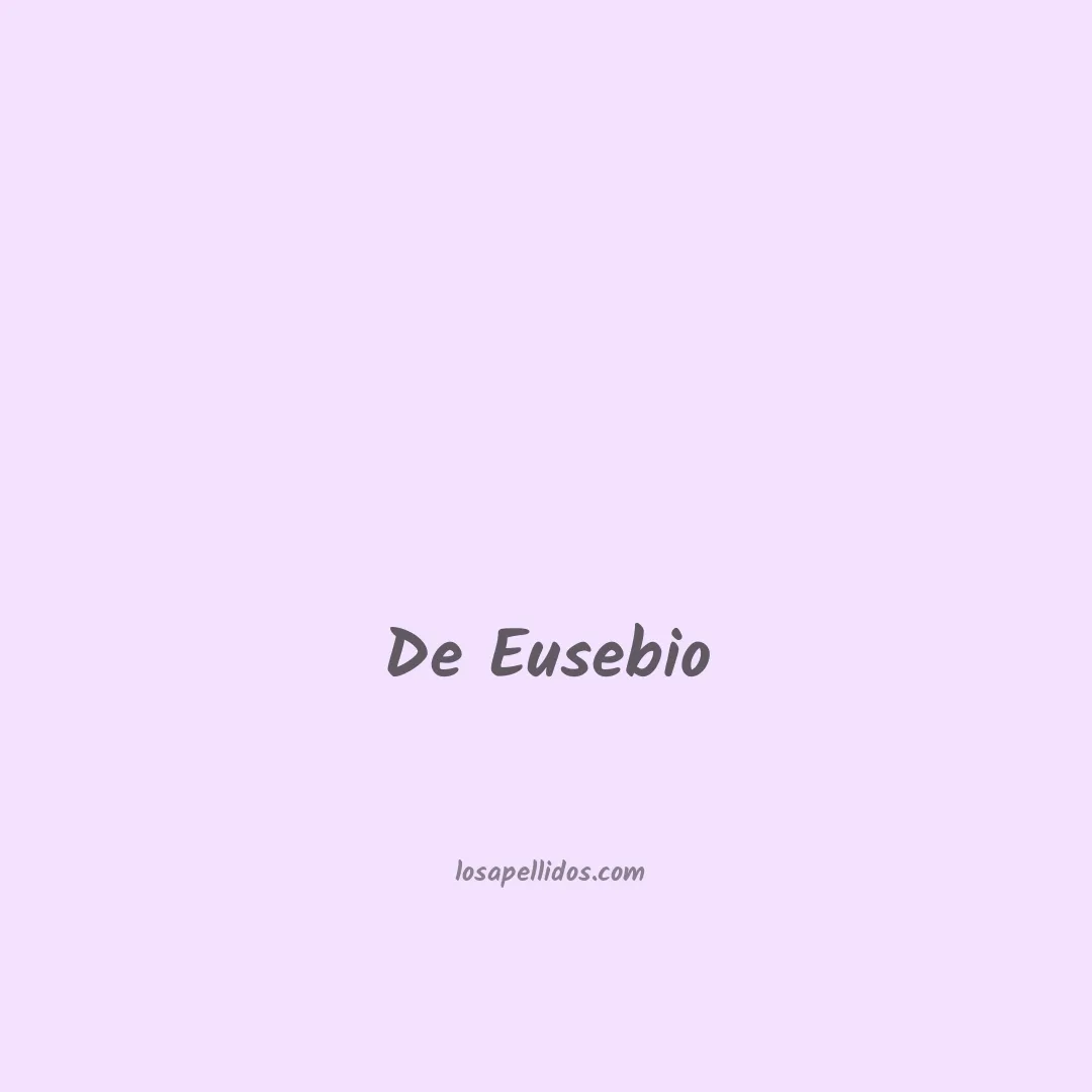 De eusebio en chino