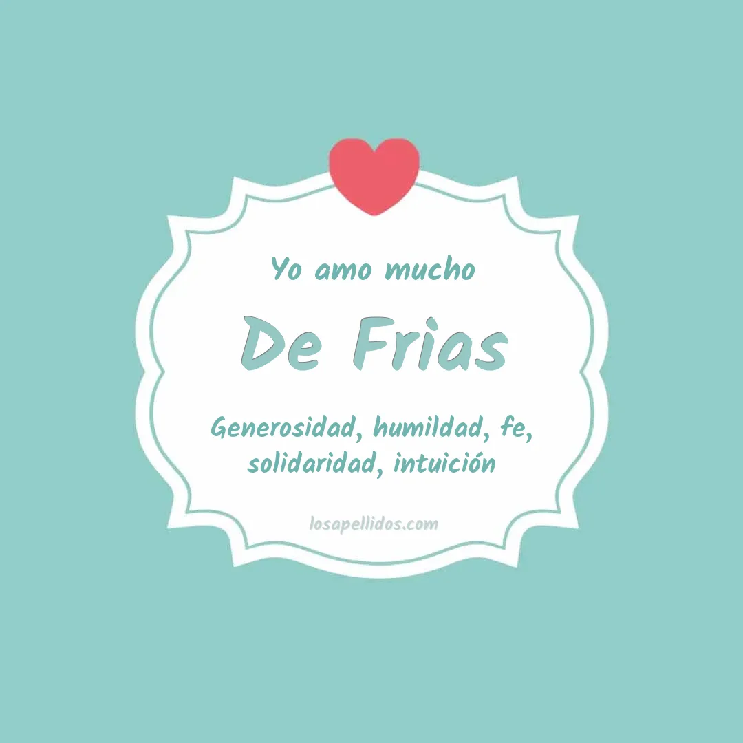 Yo amo mucho De frias