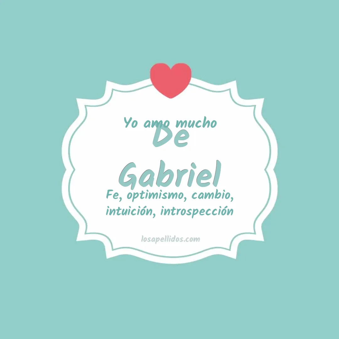 Yo amo mucho De gabriel