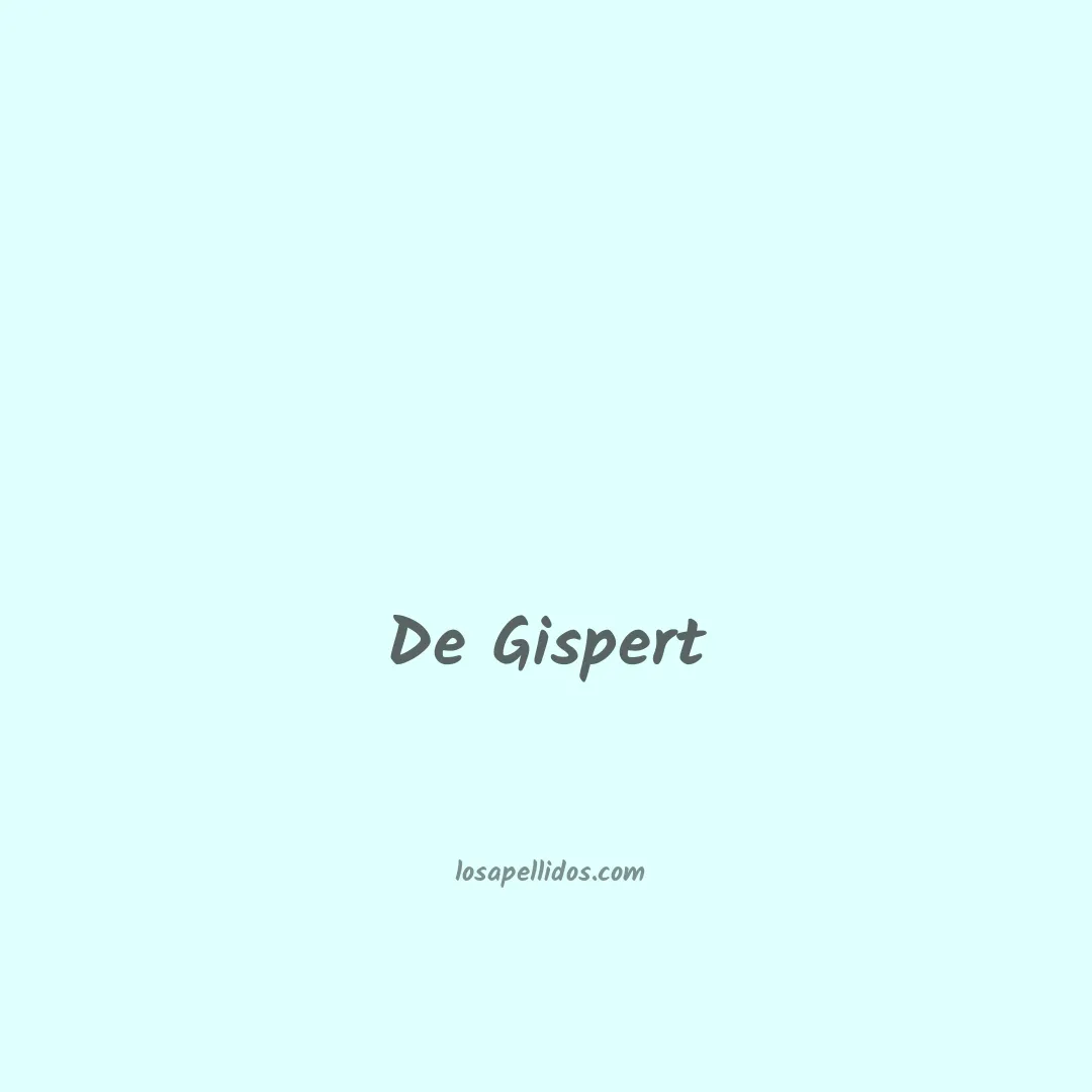 De gispert en chino