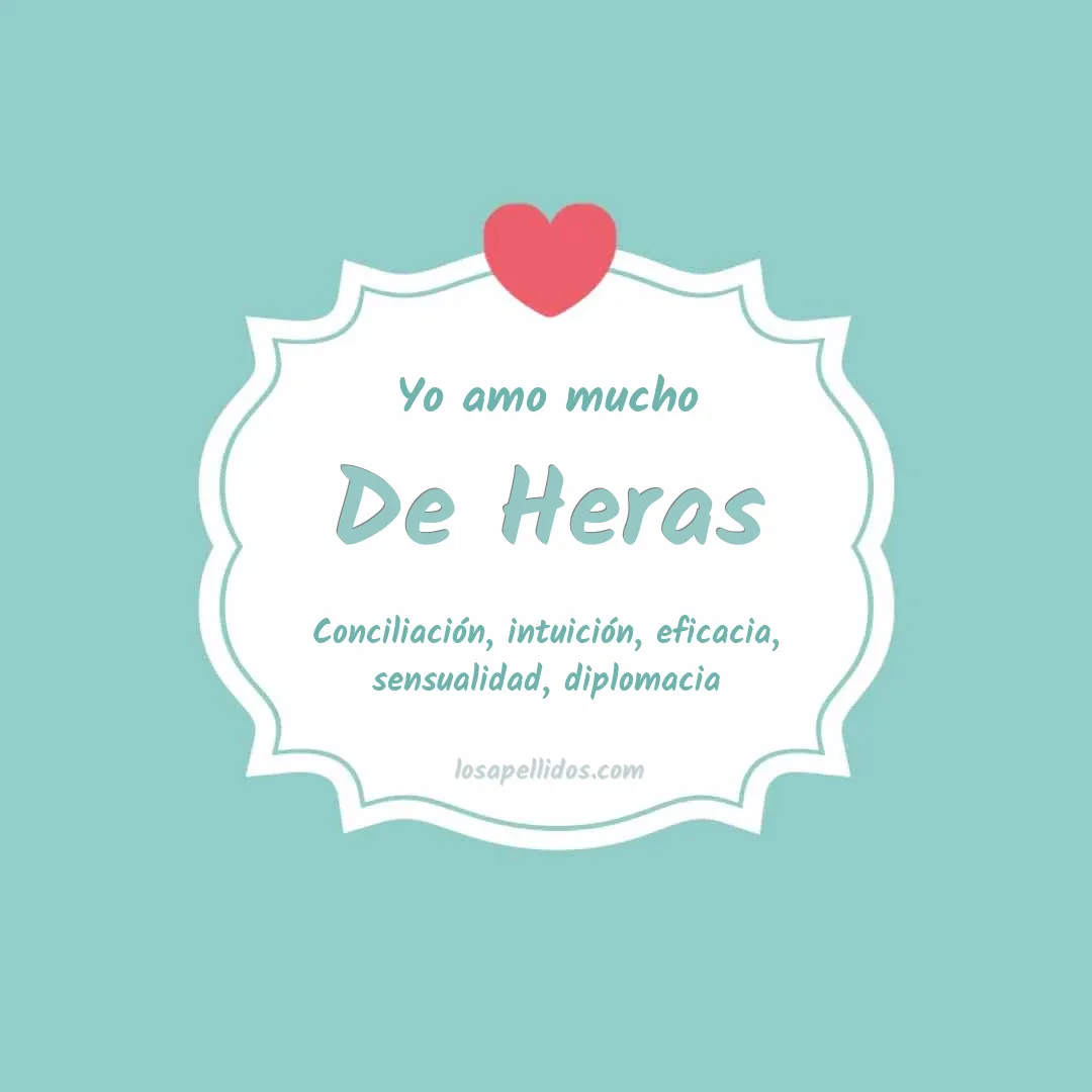 Yo amo mucho De heras
