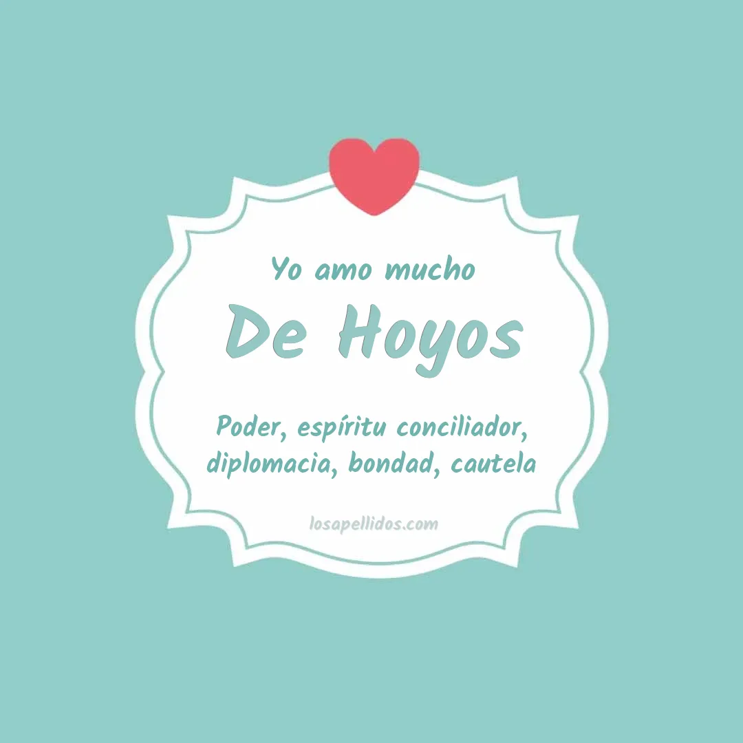 Yo amo mucho De hoyos