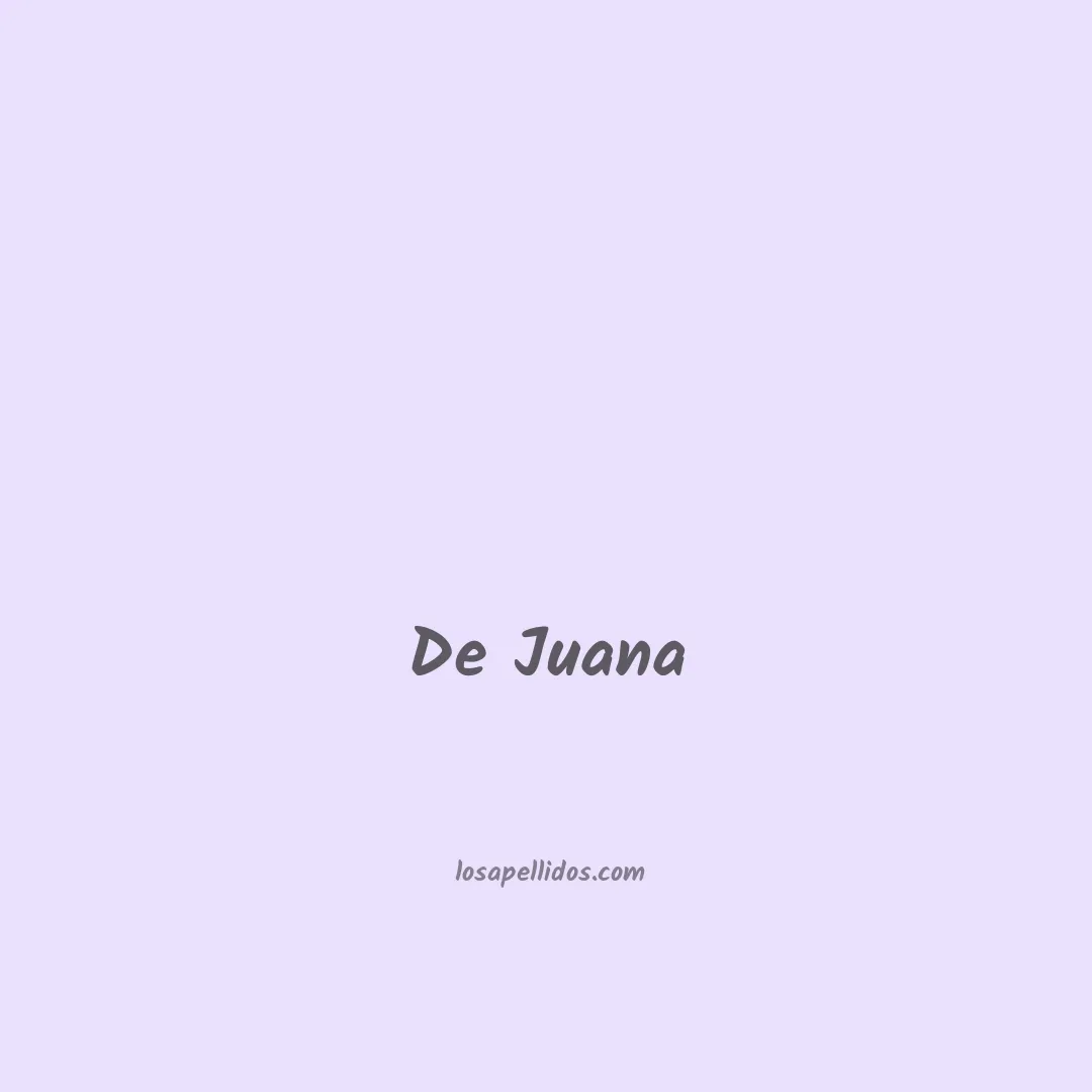 De juana en chino