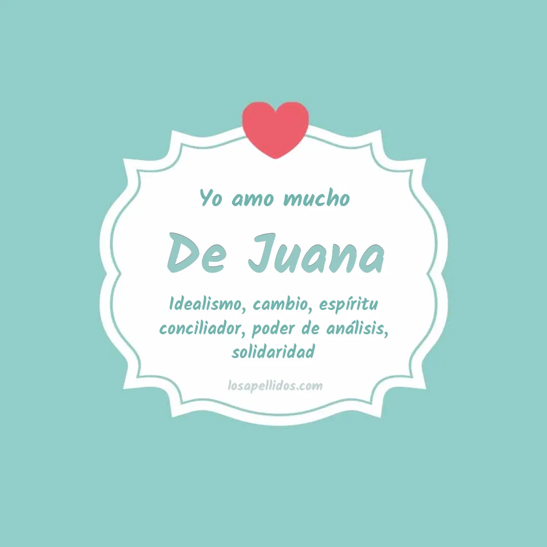 Yo amo mucho De juana