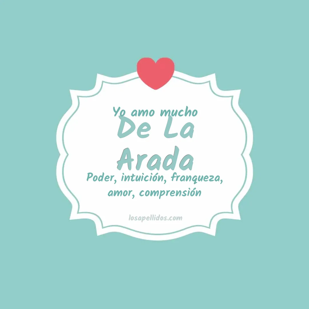 Yo amo mucho De la arada