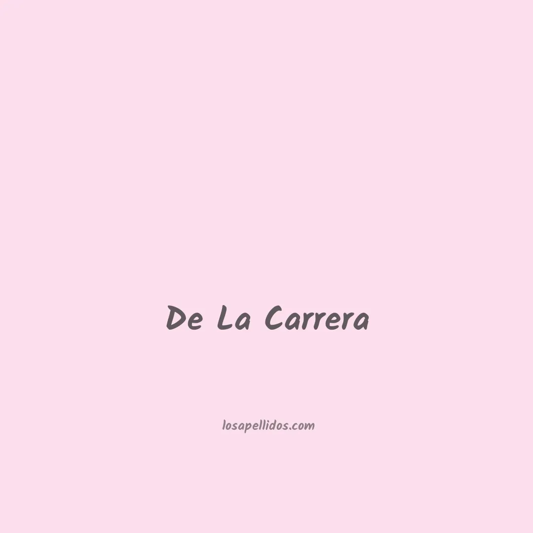 De la carrera en chino